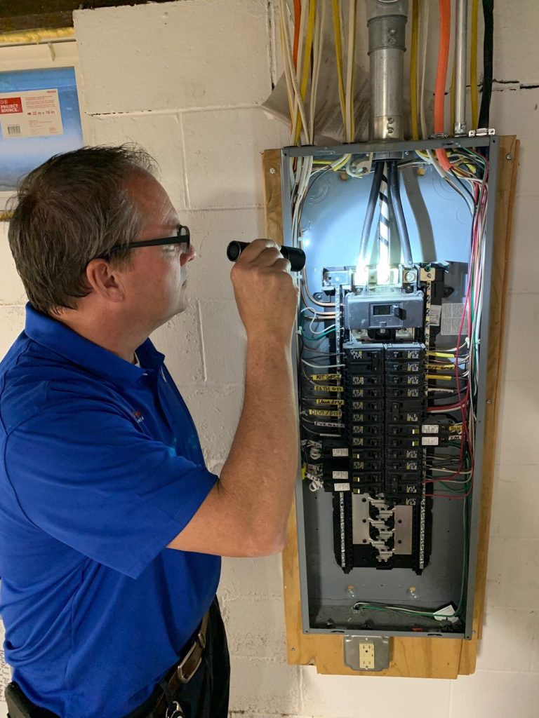 An electrical fuse box